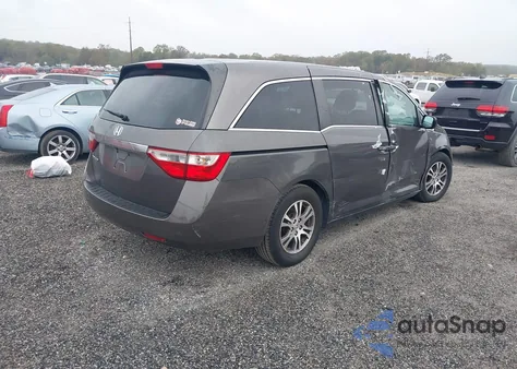 2011 Honda Odyssey Ex-L из США, поврежденный, VIN 5FNRL5H61BB058496